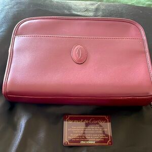 Must de Cartier toiletry bag/case/clutchEUC❤️💛2901038002
